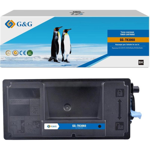 Тонер-картридж G&G GG-TK3060 TK3060 черный, 14500 стр., для Kyocera ECOSYS M3145idn/M3645idn