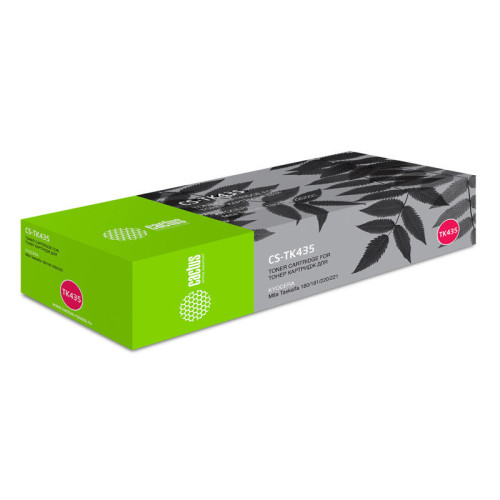 -/ Картридж лазерный Cactus CS-TK435 TK-435 черный (15000стр.) для Kyocera Mita TASKalfa 180/181/220/22