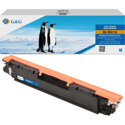 Тонер-картридж G&G GG-CE311A CE311A  голубой, 1000 стр., для HP LaserJet Pro MFP M175nw/CP1025/1025nw/M275 MFP/LBP7010/7018C