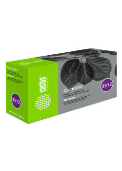 -/ Картридж лазерный Cactus CS-TN3512 TN-3512 черный (12000стр.) для Brother DCP L6600DWHL/L6250DNHL/L6