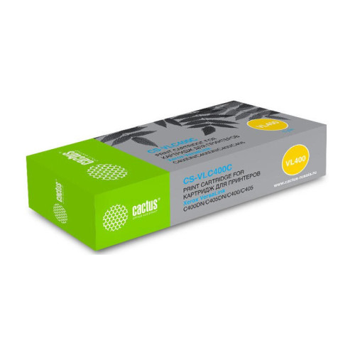 -/ Картридж лазерный Cactus CS-VLC400C 106R03534 голубой (8000стр.) для Xerox VersaLink C400DN/C405DN