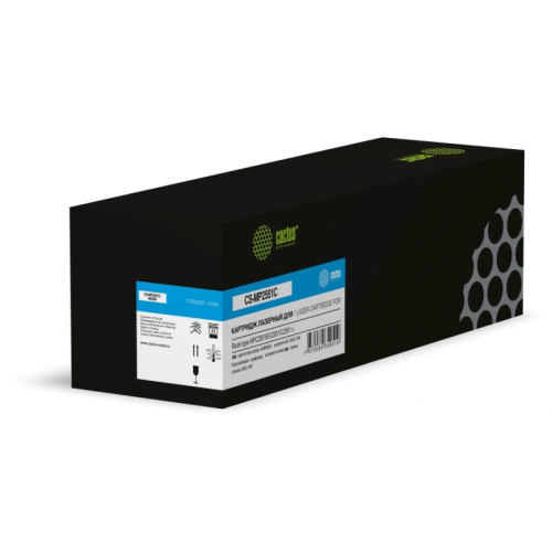 Картридж лазерный Cactus CS-MP2551C 842064 голубой (9500стр.) для Ricoh type MPC2551E/C2051/С2551 с чипом