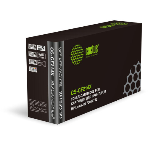 -/ Картридж лазерный Cactus CS-CF214X CF214X черный (17500стр.) для HP LJ 700/M712