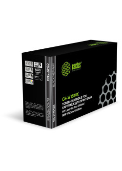 -/ Картридж лазерный Cactus CS-W1510X W1510X черный (9700стр.) для HP LJ Pro 4003dw/MFP 4103dw/4103fdw