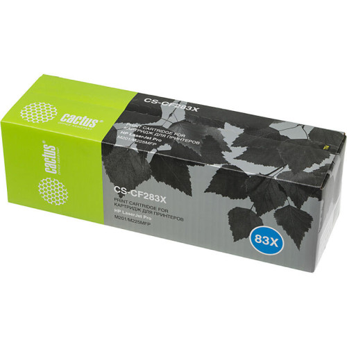 Картридж лазерный Cactus CS-CF283X CF283X черный (2200стр.) для HP LJ Pro M225dn/M201/M202 Картридж лазерный Cactus CS-CF283X CF283X черный (2200стр.) для HP LJ Pro M225dn/M201/M202