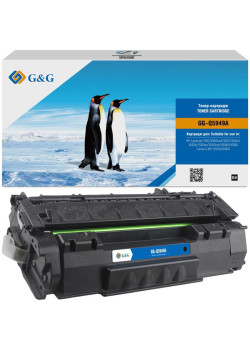 Тонер-картридж G&G GG-Q5949A черный, 2500 стр., для HP LaserJet 1160/1160Le/1320/1320n/1320t/1320tn/1320nw/3390/3392 Canon LBP-3300/3360