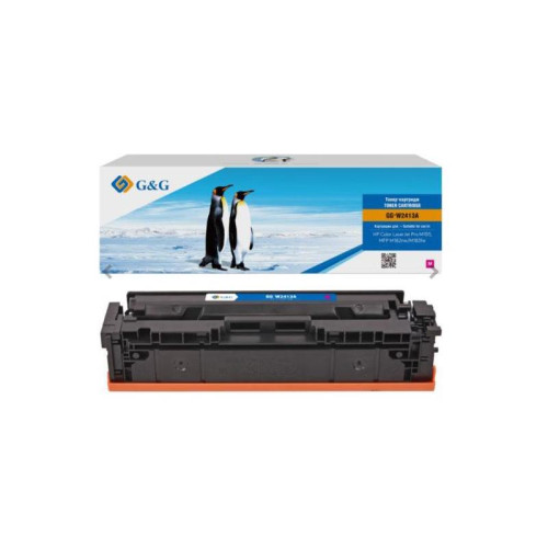 Тонер-картридж G&G GG-W2413A пурпурный, 850 стр., для HP Color LaserJet Pro M155/MFP M182nw/M183fw