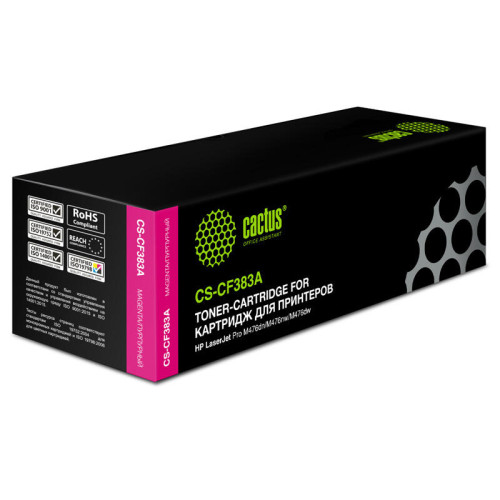 -/ Картридж лазерный Cactus CS-CF383A CF383A пурпурный (2700стр.) для HP LJ Pro M476dn/M476nw/M476dw -/ Картридж лазерный Cactus CS-CF383A CF383A пурпурный (2700стр.) для HP LJ Pro M476dn/M476nw/M476dw