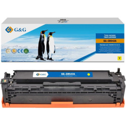 Тонер-картридж G&G GG-CB542A CB542A желтый, 1400 стр., для HP Color LaserJet CP1215/CP1217/CP1510/CP1514/CP1515n/CP1518ni/CM1312 MFP/CM1312n MFP/CM1312nfi MFP