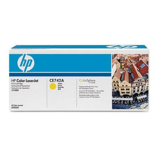 Тонер-картридж/ HP Color LaserJet CE742A Yellow Print Cartridge