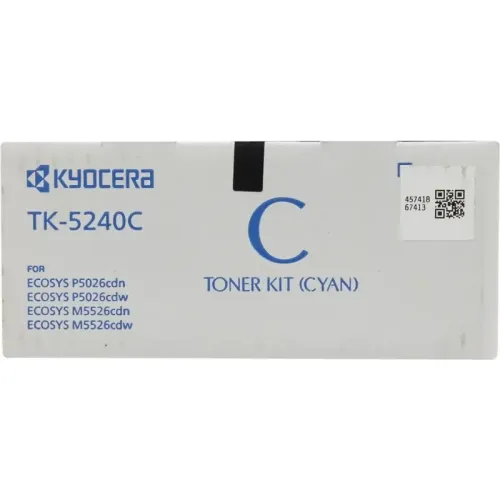 Kyocera TK-5240C, 3000 pages for Kyocera P5026cdn/cdw, M5526cdn/cdw, Cyan Kyocera TK-5240C, 3000 pages for Kyocera P5026cdn/cdw, M5526cdn/cdw, Cyan