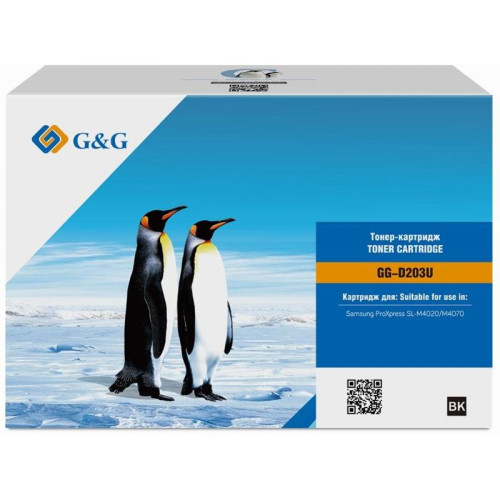 Тонер-картридж G&G GG-D203U черный, 15000 стр., для Samsung ProXpress M4020/M4070 Тонер-картридж G&G GG-D203U черный, 15000 стр., для Samsung ProXpress M4020/M4070