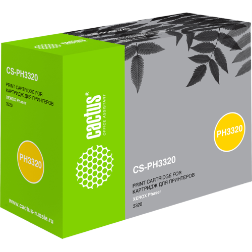 -/ Картридж лазерный Cactus CS-PH3320 106R02304 черный (5000стр.) для Xerox Phaser 3320 -/ Картридж лазерный Cactus CS-PH3320 106R02304 черный (5000стр.) для Xerox Phaser 3320