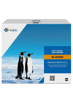 Тонер-картридж G&G GG-CC364X черный, 24000 стр., для HP LaserJet P4015/P4515