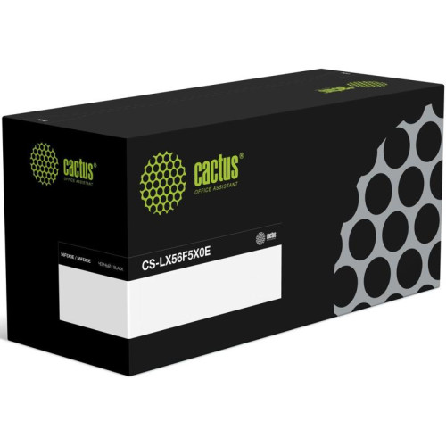 Тонер-картридж Cactus CS-LX56F5X0E черный, 20000 стр., для Lexmark MS321/421/521/621