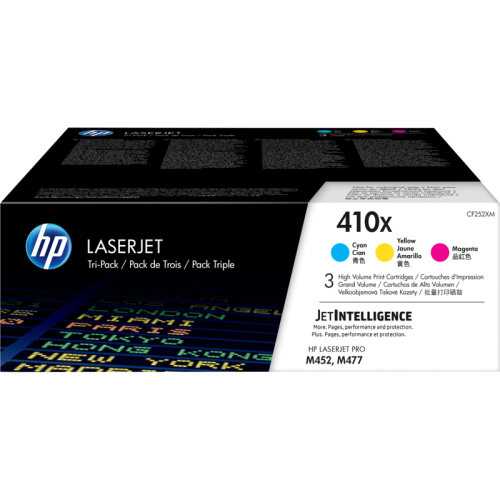 Тонер-картридж набор из 3 шт/ HP 410X 3-pack High Yield Cyan/Magenta/Yellow Original LaserJet Toner Cartridges