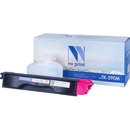 -/ Тонер-картридж NVP NV-TK-590 Magenta для Kyocera FS-C5250DN/ C2026MFP/ C2026MFP+/ C2126MFP/ C2126MFP+/ C2526MFP/ C2626MFP/ Ecosys P6026cdn (5000k)