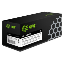 -/ Картридж лазерный Cactus CS-C055HBK 055 H BK черный (7600стр.) для Canon LBP663Cdw/LBP664Cx/MF746Cx/