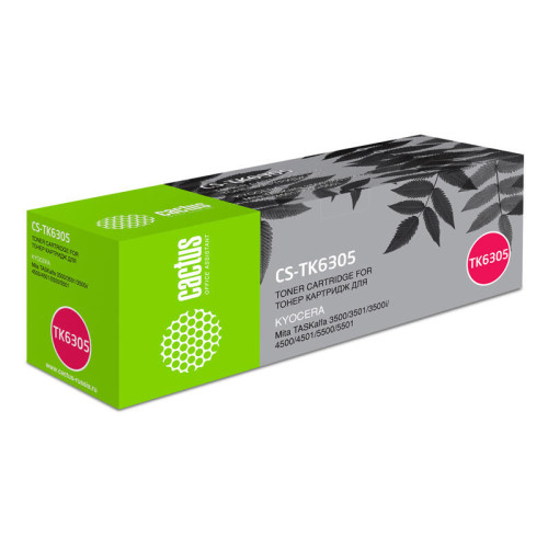 -/ Картридж лазерный Cactus CS-TK6305 TK-6305 черный (35000стр.) для Kyocera Mita TASKalfa 3500/3501/45