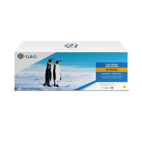 Тонер-картридж G&G GG-CE322A желтый, 1300 стр., для HP LaserJet Pro CP1525n/CP1525nw/CM1415fn MFP/CM1415fnw MFP