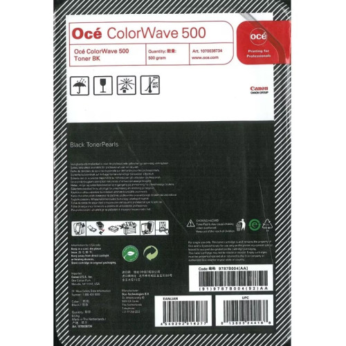 Тонер-картридж/ Oce ColorWave 500 Black, 500г