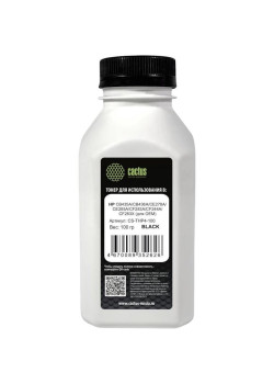 Тонер Cactus CS-THP4-100 черный флакон 100гр. для принтера HP CB435A/CB436A/CE278A/CE285A/CF283A/CF244A/CF283X (для OEM); HP LJ P1005/P1006/LJ Pro P1505/P1566/P1606/P1102/M1522/M1536/M1132/M1212/M1214/M1217/M125/M127/M201/M225/M15/M28