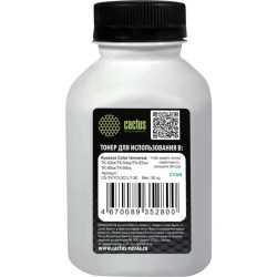 Тонер Cactus CS-TKYCU2C-LT-50 голубой флакон 50гр. для принтера Kyocera Color Universal TK-52xx/TK-54xx/TK-83xx/TK-85xx/TK-88xx