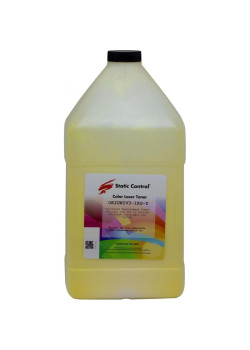Тонер Static Control OKIUNIV3-1KG-Y желтый, 1000 гр., для Oki C3300N/5500