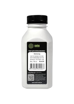Тонер Cactus CS-TSG1-100 черный флакон 100гр. для принтера Samsung MLT-D119S/MLT-D115S/SCX-4200D3/MLT-D117S