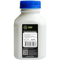 Тонер Cactus CS-THP10-70 черный, 70 гр., для CF218A/CF230A/CF230X/CF233A/CRG-047/CRG-051 (для картриджей с магнитным роликом)/HP LaserJet Pro M104/132/203/227/LaserJet Ultra M106/134