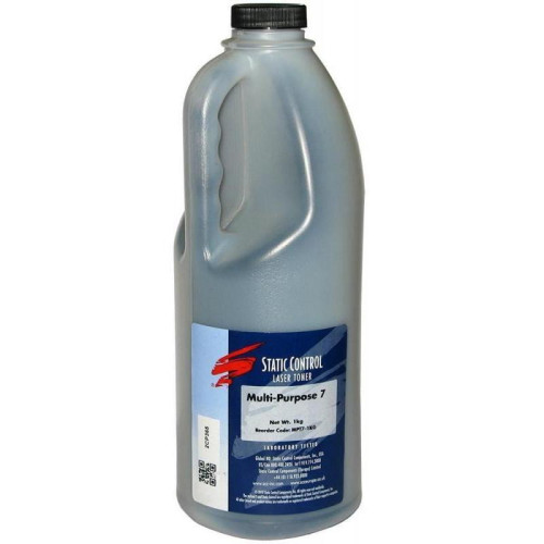 Тонер Static Control MPT7-1KG черный, 1000 гр., для HP LaserJetP1005/1006/1505