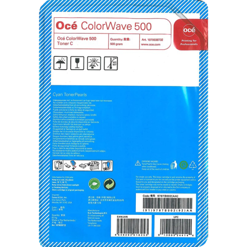 Тонер-картридж/ Oce ColorWave 500 Cyan, 500г