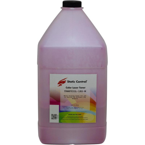 Тонер Static Control TRMPTCOL-1KG-M пурпурный, 1000 гр., для HP Color LaserJetCP1515/Canon MF8330