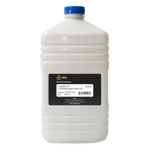 Тонер Cactus CS-THP4-1000 черный, 1000 гр., для CB435A/CB436A/CE278A/CE285A/CF283A/CF244A/CF283X (для оригинальных картриджей)