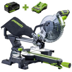 Торцовочная пила Greenworks GD24MS216 4800об/мин d=216мм