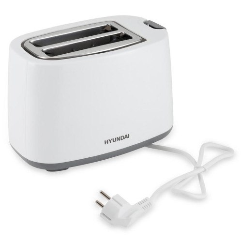 Тостер Hyundai HYT-2301 800Вт белый/серый