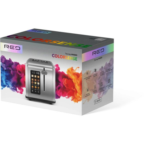 Тостер Red Solution Colorsense M460D 900Вт серебристый/серый