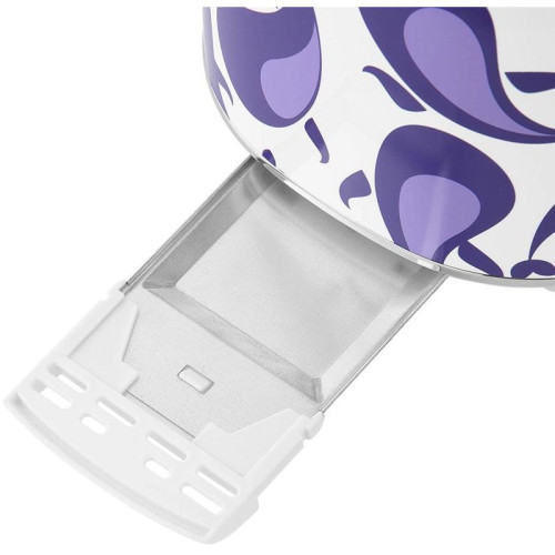 Тостер Kitfort КТ-6863 1080Вт белый/фиолетовый