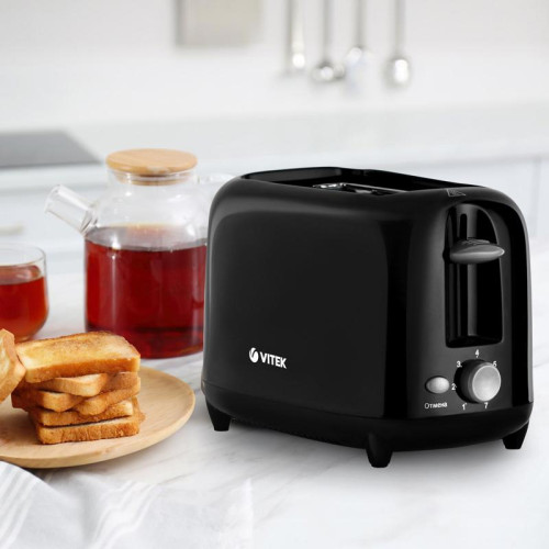 Тостер Vitek Illusion VT-1573 850Вт черный