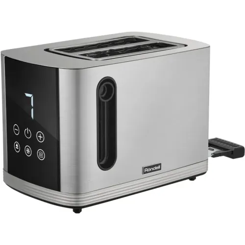 Тостер Rondell RDE-1201 800Вт стальной