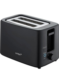 Тостер Vitek Gracia VT-T1000 700Вт черный/серебристый