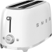 Стиль 50-х г.г, 4 ломтика, корпус из нержавеющей стали, 6 уровней поджаривания, белый Стиль 50-х г.г, 4 ломтика, корпус из нержавеющей стали, 6 уровней поджаривания, белый