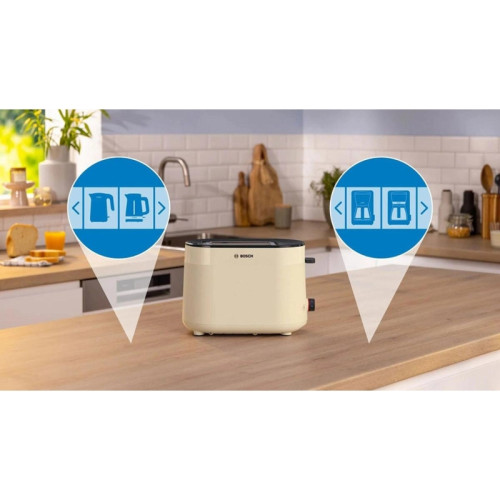 Тостер Bosch TAT2M127 бежевый
