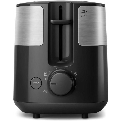 Тостер Philips HD2516 830Вт черный/стальной