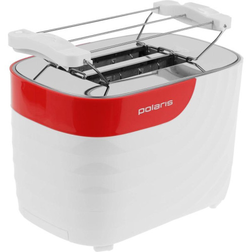 Тостер Polaris PET 0720 700Вт белый/красный