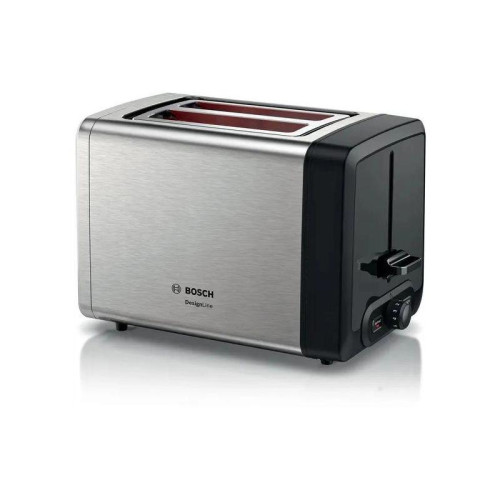 Тостер Bosch TAT4P420 970Вт нержавеющая сталь/черный