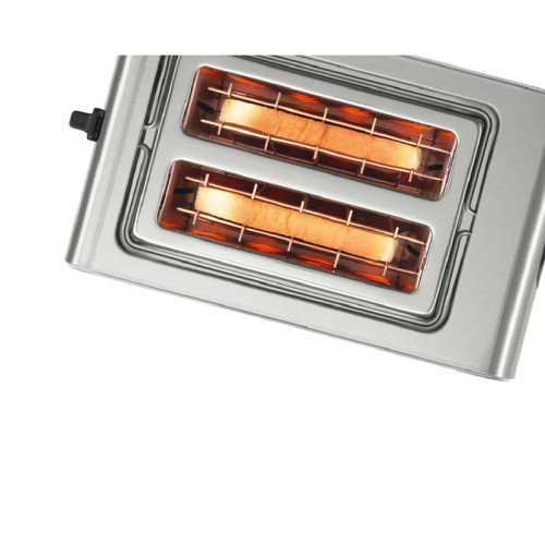 Тостер Bosch TAT7S25 Тостер, 2 отделения, цвет стальной/черный