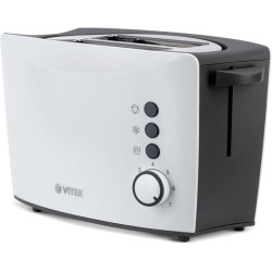 Тостер Vitek VT-7166 800Вт черный/белый