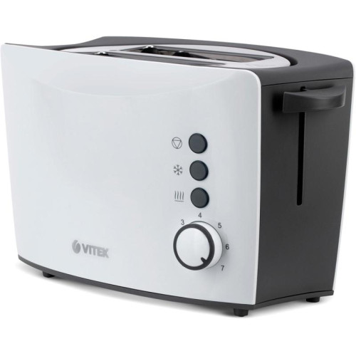 Тостер Vitek VT-7166 800Вт черный/белый