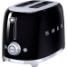 Стиль 50-х г.г, 2 ломтика, корпус из нержавеющей стали, 6 уровней поджаривания, черный Стиль 50-х г.г, 2 ломтика, корпус из нержавеющей стали, 6 уровней поджаривания, черный